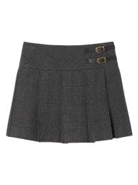 Women\'s Short Rhinestone Suit Skirt - Grey Brown - at Saks Fifth Avenue