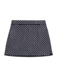 Women\'s Short Skirt with Rhinestones - Black - at Saks Fifth Avenue