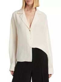 Women\'s Silk Dolman-Sleeve Blouse - Shell - at Saks Fifth Avenue