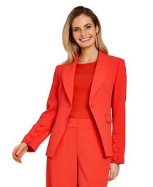 Women\'s Single-Button Peak-Lapel Blazer at Macys