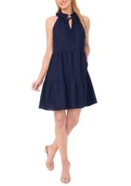 Women\'s Sleeveless Split Neck Tiered Dress at Belk