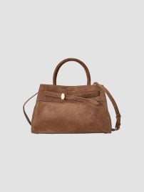 Women\'s Small Veronica Beard Suede Top Handle Dash Bag - Bark at Saks Fifth Avenue