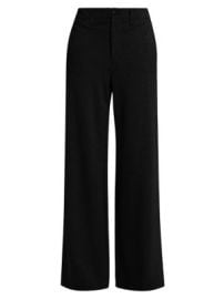 Women\'s Sofie Ponte Wide-Leg Pants - Black - at Saks Fifth Avenue