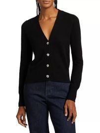 Women\'s Solene Cashmere Cardigan - Black - at Saks Fifth Avenue