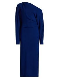 Women\'s Sonny Jersey Asymmetric Midi-Dress - Yves Blue - at Saks Fifth Avenue