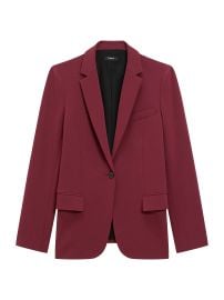 Women\'s Staple Classic Crepe Single-Button Blazer - Nocturne Navy - at Saks Fifth Avenue