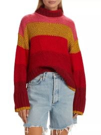 Women\'s Striped Knit Sweater - at Saks Fifth Avenue