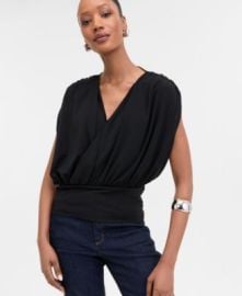 Women\'s Surplice V-Neck Top, Exclusively at Macy\'s at Macys