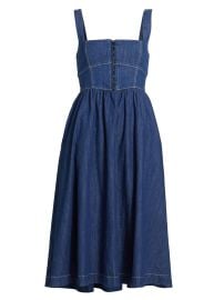 Women\'s Tagliatelle Denim Midi-Dress - Ellis - at Saks Fifth Avenue