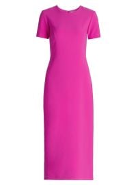 Women\'s Tamara Back-Slit Midi-Dress - Cerise - at Saks Fifth Avenue