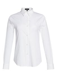 Women\'s Tenia Luxe Cotton Shirt - White - at Saks Fifth Avenue
