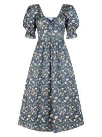 Women\'s The Ophelia Dress - Navy Bluebonnet - at Saks Fifth Avenue