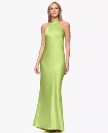 Women\'s Tie Neck Long Dress at Macys
