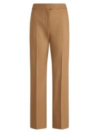 Women\'s Todd Stretch-Virgin Wool Pants - Saddle - at Saks Fifth Avenue