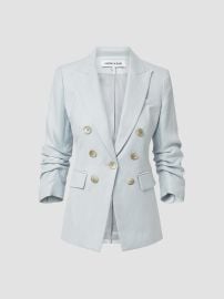 Women\'s Tomi Cotton-Blend Dickey Jacket - River Mist - at Saks Fifth Avenue