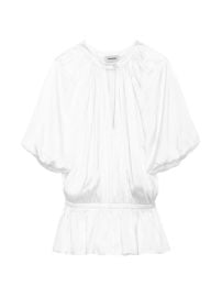 Women\'s Tomina Draped Satin Blouse - Judo - at Saks Fifth Avenue