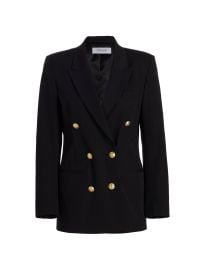 Women\'s Walter Double-Breasted Jacket - Black - at Saks Fifth Avenue