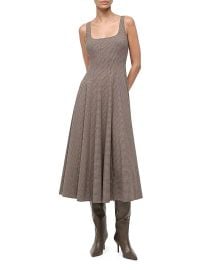 Women\'s Wells Houndstooth Midi-Dress - Houndstooth - at Saks Fifth Avenue