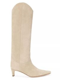 Women\'s Western Suede Wally Boots - Tan - at Saks Fifth Avenue