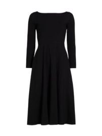 Women\'s Wiley Stretch Cotton Midi-Dress - Black - at Saks Fifth Avenue