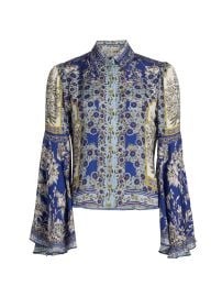 Women\'s Willa Floral Bell-Sleeve Blouse - Forevermore - at Saks Fifth Avenue