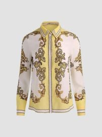 Women\'s Willa Golden Coast Print Silk Blouse - Golden Coast - at Saks Fifth Avenue