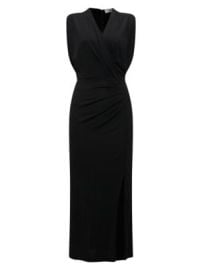 Women\'s Williams Matte Jersey Midi-Dress - Black - at Saks Fifth Avenue