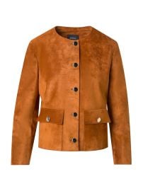 Women\'s Winter Suede Jacket - Terra - at Saks Fifth Avenue