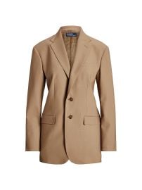 Women\'s Wool Blend Blazer - Camel at Saks Fifth Avenue