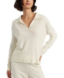 Women\'s Wool Cashmere Collared Sweater at Bloomingdales