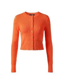 Women\'s Zoe Fitted Crop Cardigan - Flame - at Saks Fifth Avenue
