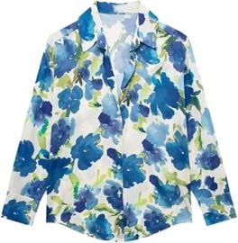 Women Button up Blouse Woman Long Sleeve Shirts and Blouses Tops Women39s Shirt Floral Printed Shirts at Womens Clothing store at Amazon