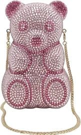 Women Cute Crystal Bear Evening Bag Sparkly Rhinestones Clutch Purses for Formal Party Club Cocktail at Amazon