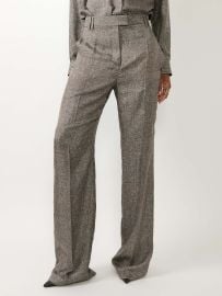 Women Ready-to-Wear Lino print silk twill wide leg trousers Barbara Bui Official Online Store at Barbara Bui