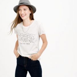 Women s J Crew For David Sheldrick Wildlife Trust Save More Elephants T-Shirt at J. Crew