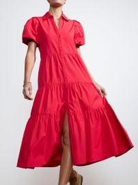 Women39s Havana Dress in Red Brochu Walker at Brochu Walker