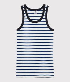 Women39s Iconic Vest MARSHMALLOWSURF Petit Bateau at Petit Bateau