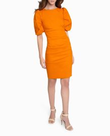 Women39s Stretch Puff Sleeve Lauren Dress Nicole Miller at Nicole Miller