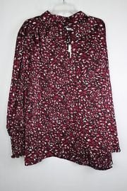 Womenaposs Eloquii Elements Plus Size Satin Top with Keyhole Detail Multicolor 26 eBay at eBay