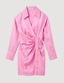 Womenaposs Sandro Elvira Dress Style E23ELVIRA Size FR 38 Color Pink MSRP 430 eBay at eBay