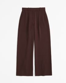 Womens AF Harper Tailored Premium Crepe Pant Womens Clearance Abercrombiecom at Abercrombie & Fitch