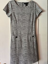 Womens Business Or Casual Dress With Pockets Small Blackwhite eBay at eBay