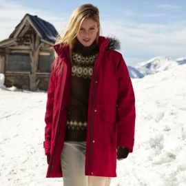 Womens Expedition Down Waterproof Winter Parka Lands End at Lands End