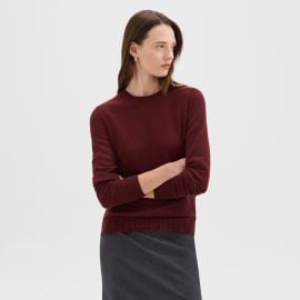 Womens Feather Cashmere Crewneck Sweater nbsp at Theory