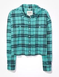 Womens Flannel Shirts Button-Up Shirts American Eagle at American Eagle