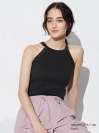 Womens Halter Neck Bra Top UNIQLO US at UNIQLO