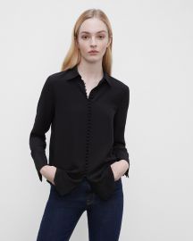 Womens Helek Silk Shirt at Club Monaco