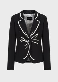 Womens Jackets Blazer Cardigans and Gilets Emporio Armani at Armani