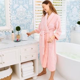 Womens Personalized Long Plush Luxury Robe Weezie Towels at Weezie