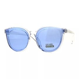 Womens Round Horn Rim Sunglasses Oversized Fashion UV 400 eBay at eBay